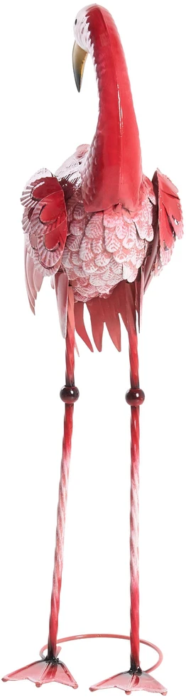 Beliani Sodo skulptūra PALAWAN Flamingas Rožinė