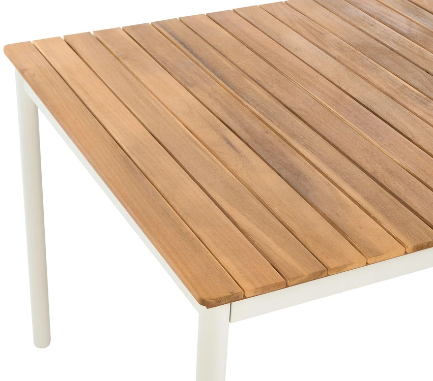 Beliani Sodo stalas 6 žmonėms CORRICELLA 180 × 90 cm, akacijos mediena, rudas