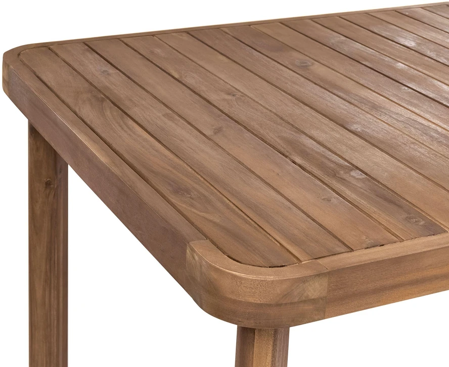 Beliani Sodo stalas 6 žmonėms RONCELLO 180 × 90 cm, akacijos mediena, rudas