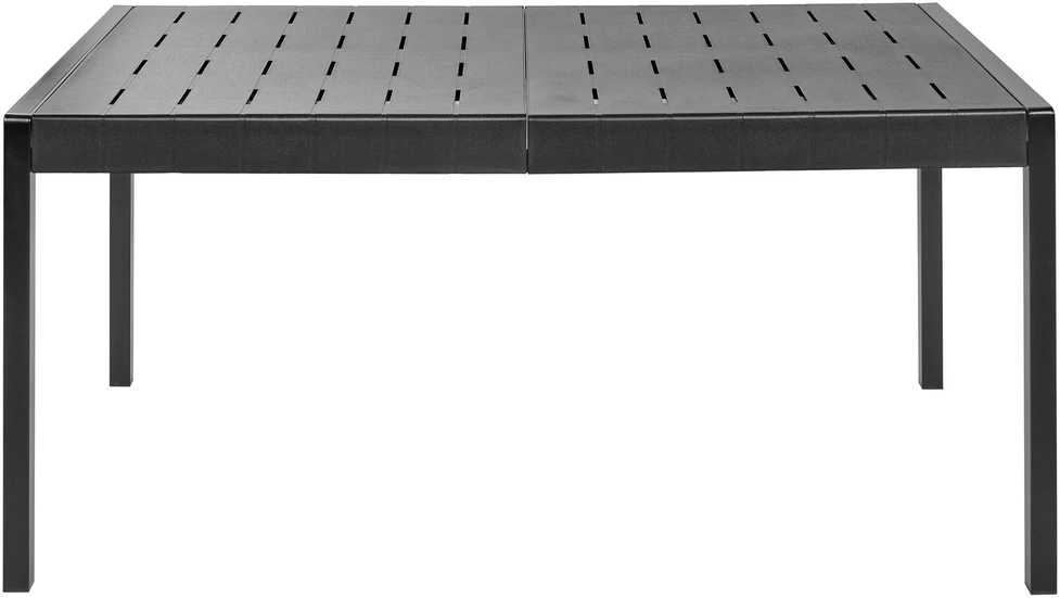 Beliani Sodo stalas BARTICA 154 cm 84 cm juodas