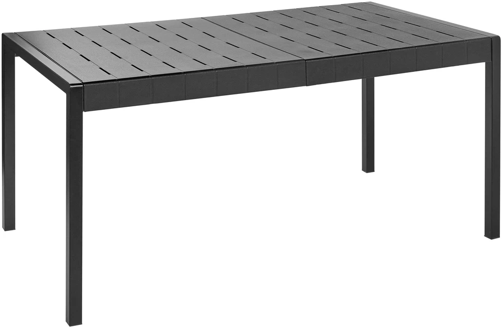 Beliani Sodo stalas BARTICA 154 cm 84 cm juodas
