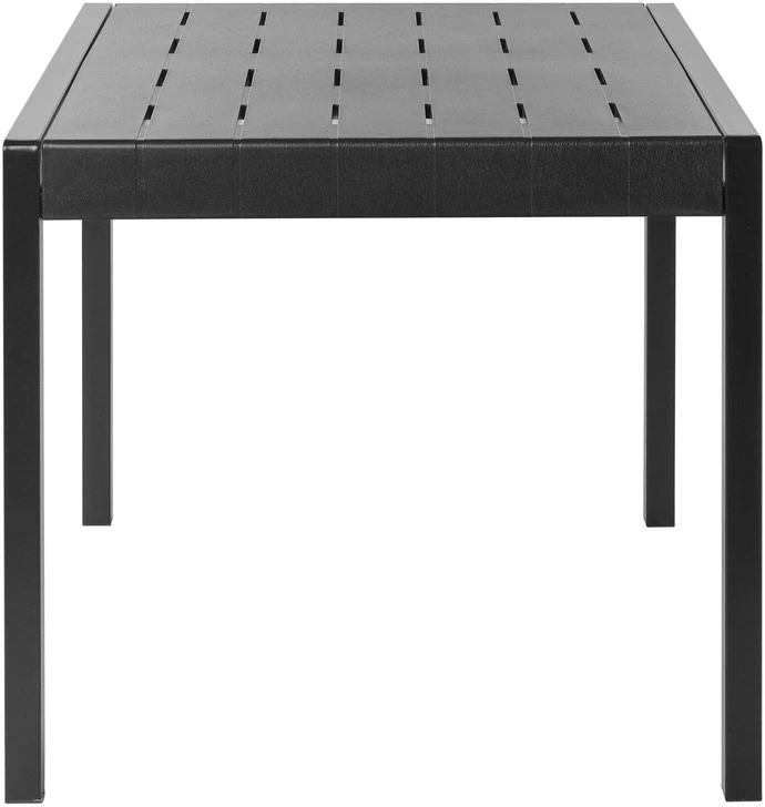Beliani Sodo stalas BARTICA 81 cm 84 cm Juodas