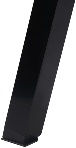 Beliani Sodo stalas CANETTO 150 cm 90 cm Stiklinis Juodas