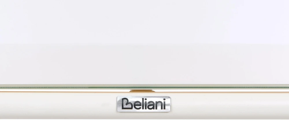 Beliani Sodo stalas CARAVINO 160 cm 90 cm metalinis šviesiai smėlio spalvos