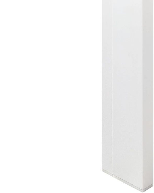 Beliani Sodo stalas CATANIA 160 cm 91 cm stiklas smėlio spalvos