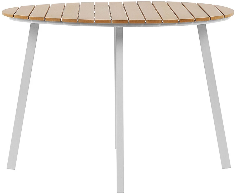 Beliani Sodo stalas CAVOLI 105 cm rudo spalvos