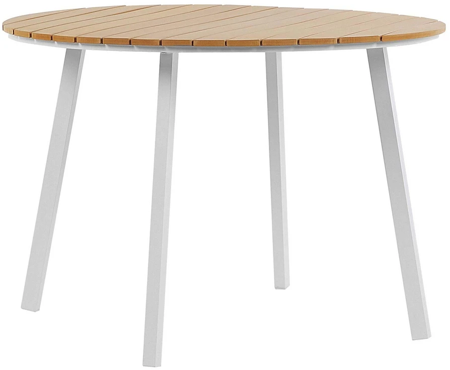 Beliani Sodo stalas CAVOLI 105 cm rudo spalvos