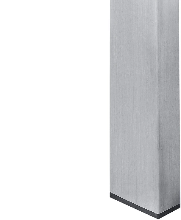 Beliani Sodo stalas COSOLETO 180 cm 90 cm stiklas juodas