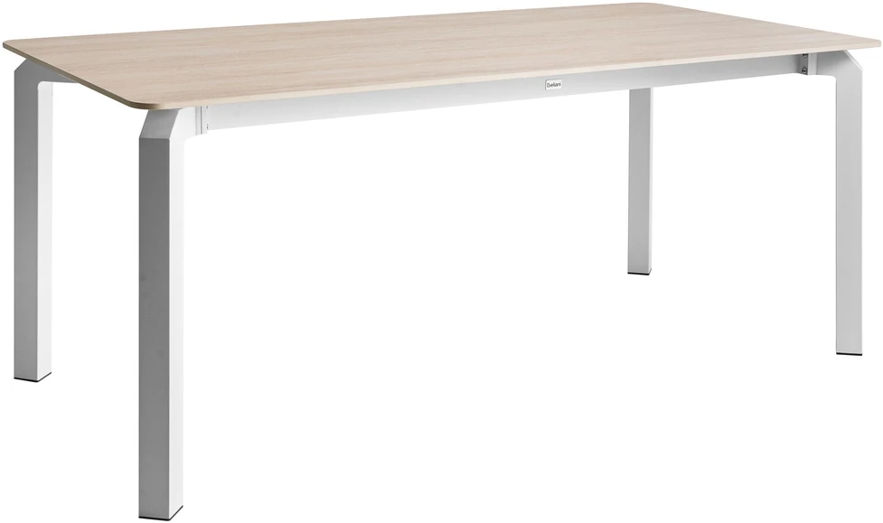 Beliani Sodo stalas FELETTO 180 cm 90 cm akmens travertino efektas