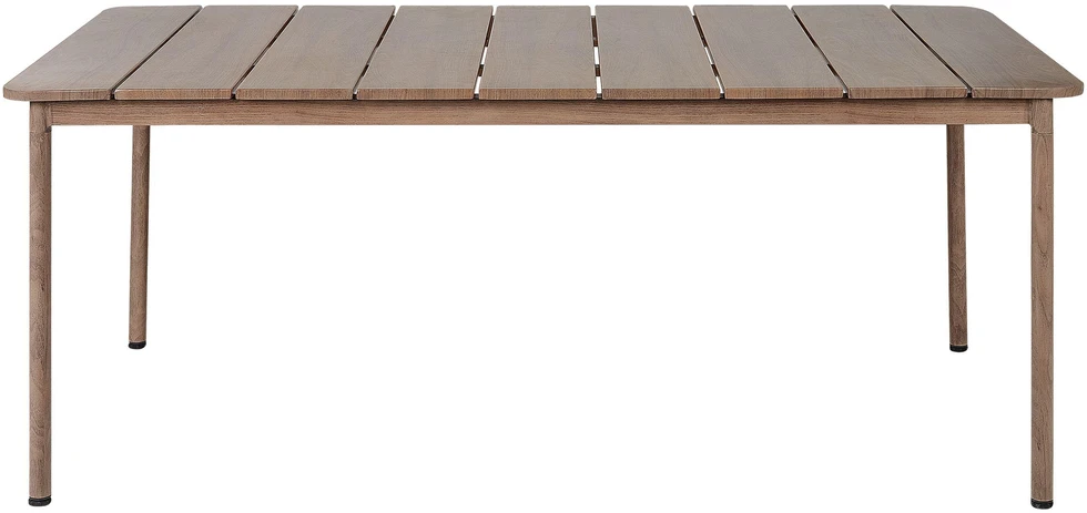 Beliani Sodo stalas FLAVIA 185 cm 96 cm metalinis rudas