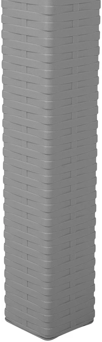 Beliani Sodo stalas FOSSANO 80 cm 80 cm šviesiai pilkas