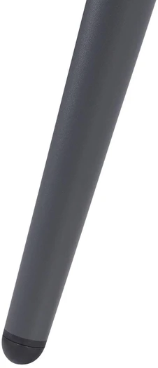 Beliani Sodo stalas LIPARI 140x80 cm, stiklinis, pilkas