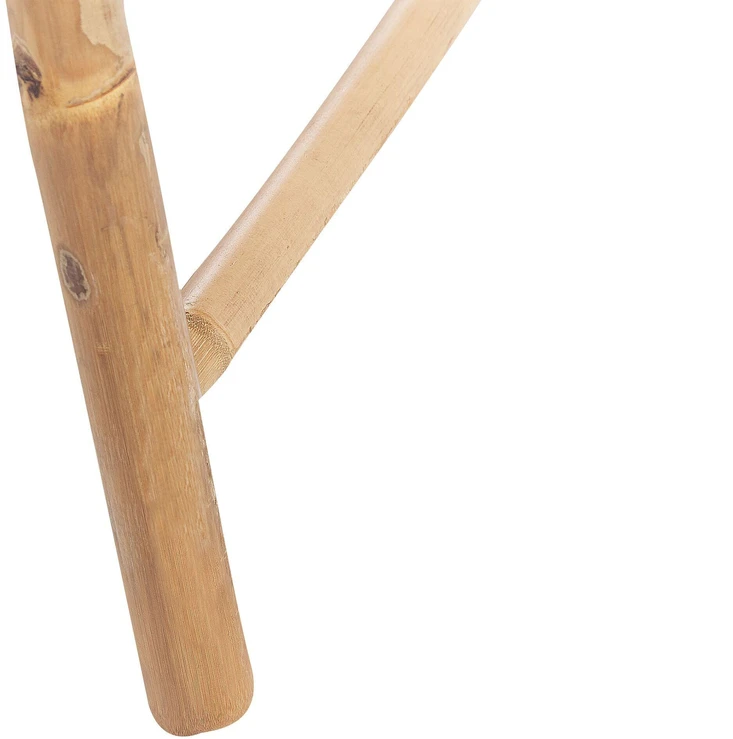 Beliani Sodo stalas MOLISE 120 cm 69 cm Bambukas Šviesiai rudas