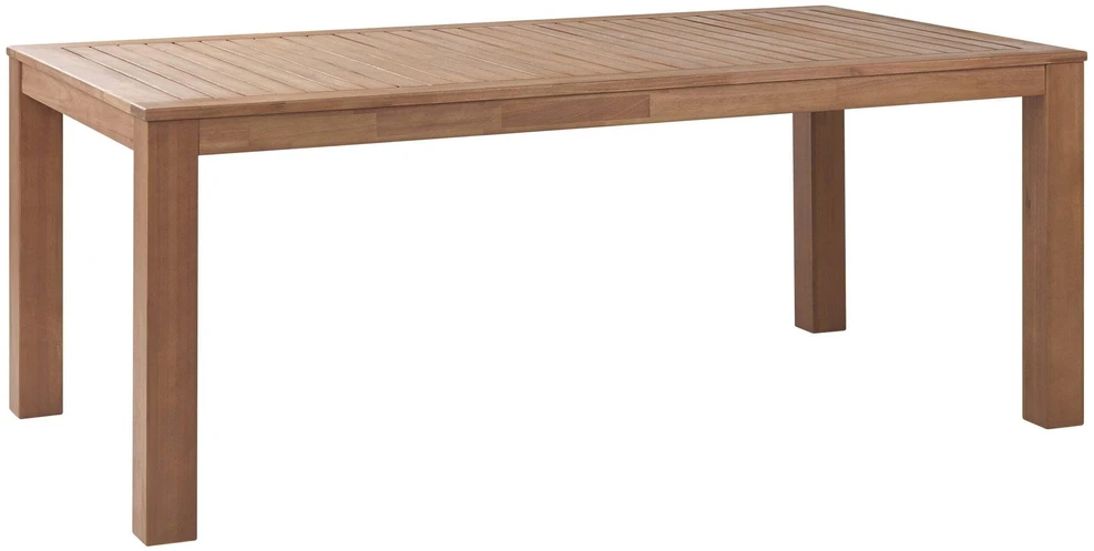 Beliani Sodo stalas MONSANO 190 cm 105 cm eukalipto mediena rudas