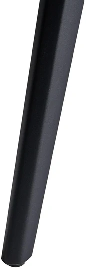 Beliani Sodo stalas RODALLO 160 cm 90 cm Akmuo Juodas marmuras