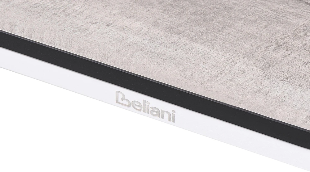 Beliani Sodo stalas SOVARETO 180x90 cm medienos imitacija šviesiai pilkas