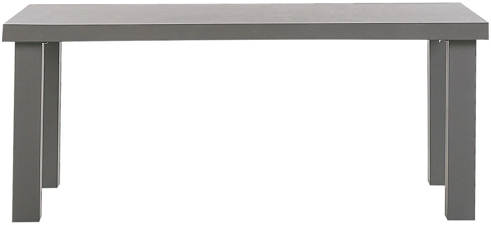 Beliani Sodo stalas TARANTO 180 cm 90 cm betono pilkos spalvos