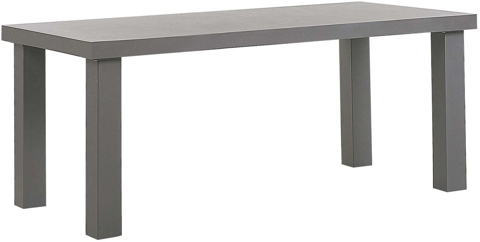 Beliani Sodo stalas TARANTO 180 cm 90 cm betono pilkos spalvos