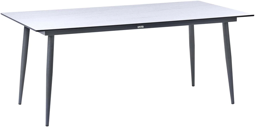 Beliani Sodo stalas TOLENTINO 180 cm 90 cm akmens imitacija travertino efektas
