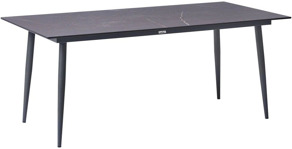 Beliani Sodo stalas TOLENTINO 180x90 cm pilko marmuro efekto