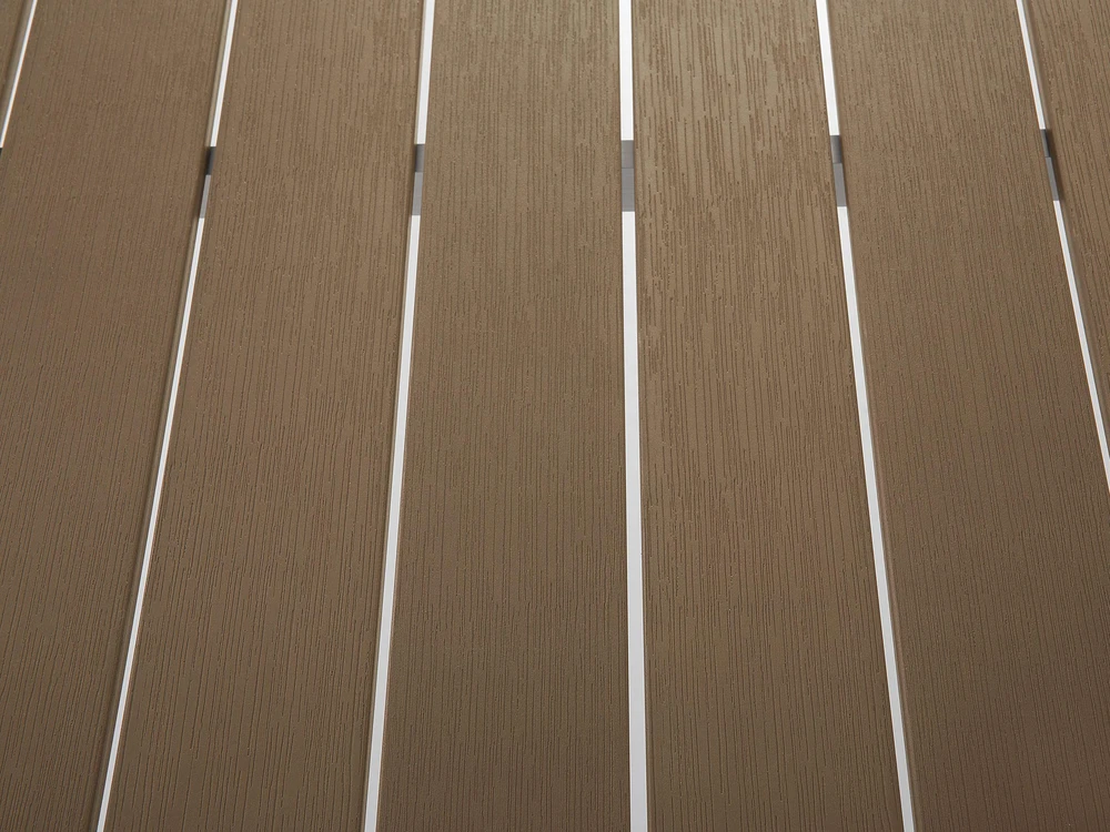 Beliani Sodo stalas VERNIO 180 cm 90 cm metalinis rudas