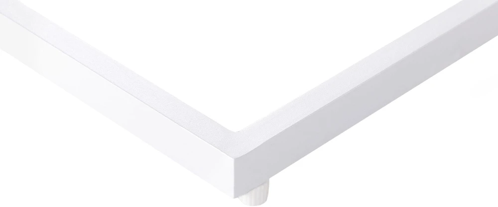 Beliani Sodo staliukas MESSINA 60 cm 35 cm baltas