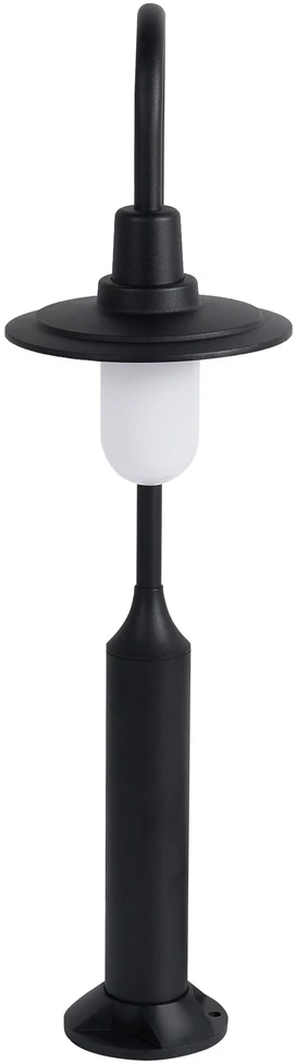 Beliani Sodo stulpas LED ABEDES juodas
