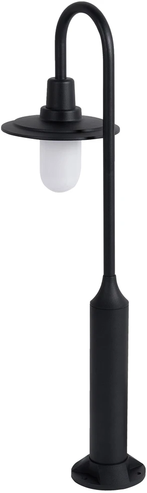 Beliani Sodo stulpas LED ABEDES juodas
