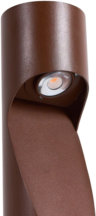 Beliani Sodo stulpas LED CAROI rudos spalvos