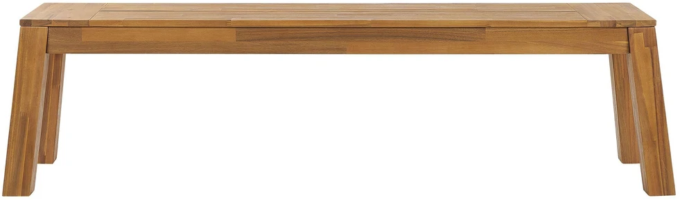 Beliani Sodo suolas LIVORNO 169 cm Akacijos mediena Rudas