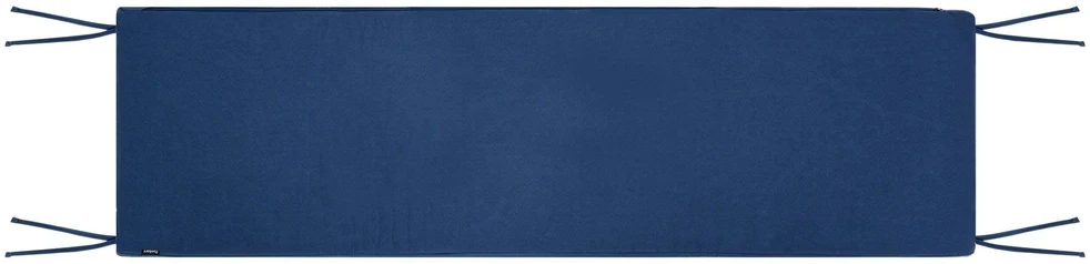 Beliani Sodo suolas su pagalvėle TUSCANIA, 160 cm, eukalipto mediena, mėlynas