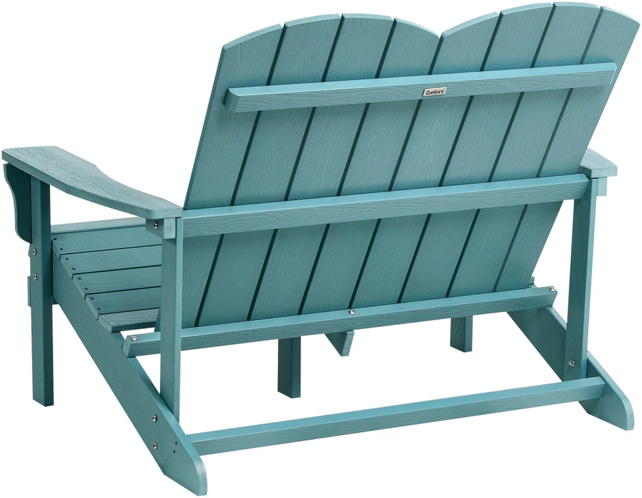 Beliani Sodo suoliukas ADIRONDACK 125 cm žydras