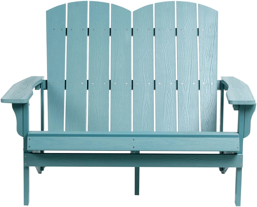 Beliani Sodo suoliukas ADIRONDACK 125 cm žydras