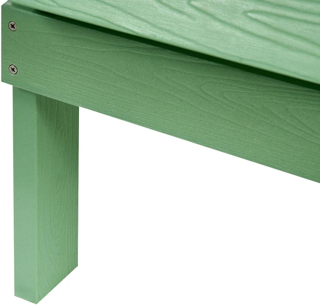 Beliani Sodo suoliukas ADIRONDACK 125 cm Šviesiai žalias