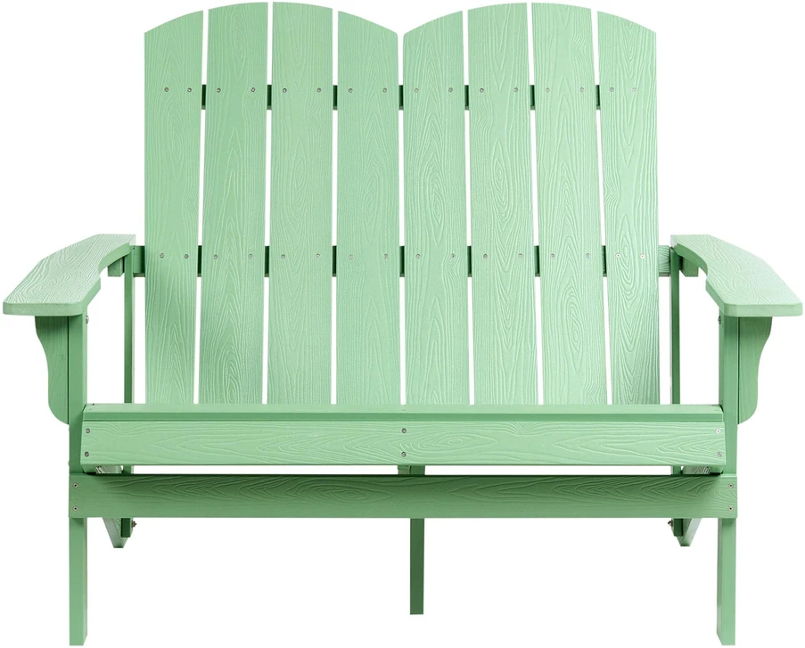 Beliani Sodo suoliukas ADIRONDACK 125 cm Šviesiai žalias