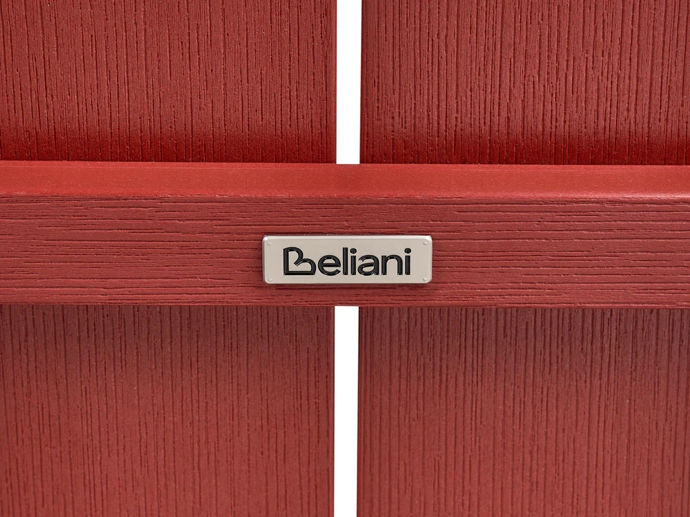 Beliani Sodo suoliukas ADIRONDACK 125 cm raudonas