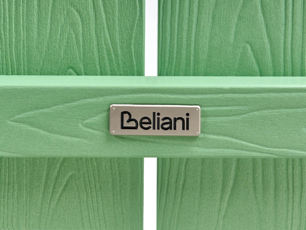 Beliani Sodo suoliukas ADIRONDACK 125 cm Šviesiai žalias