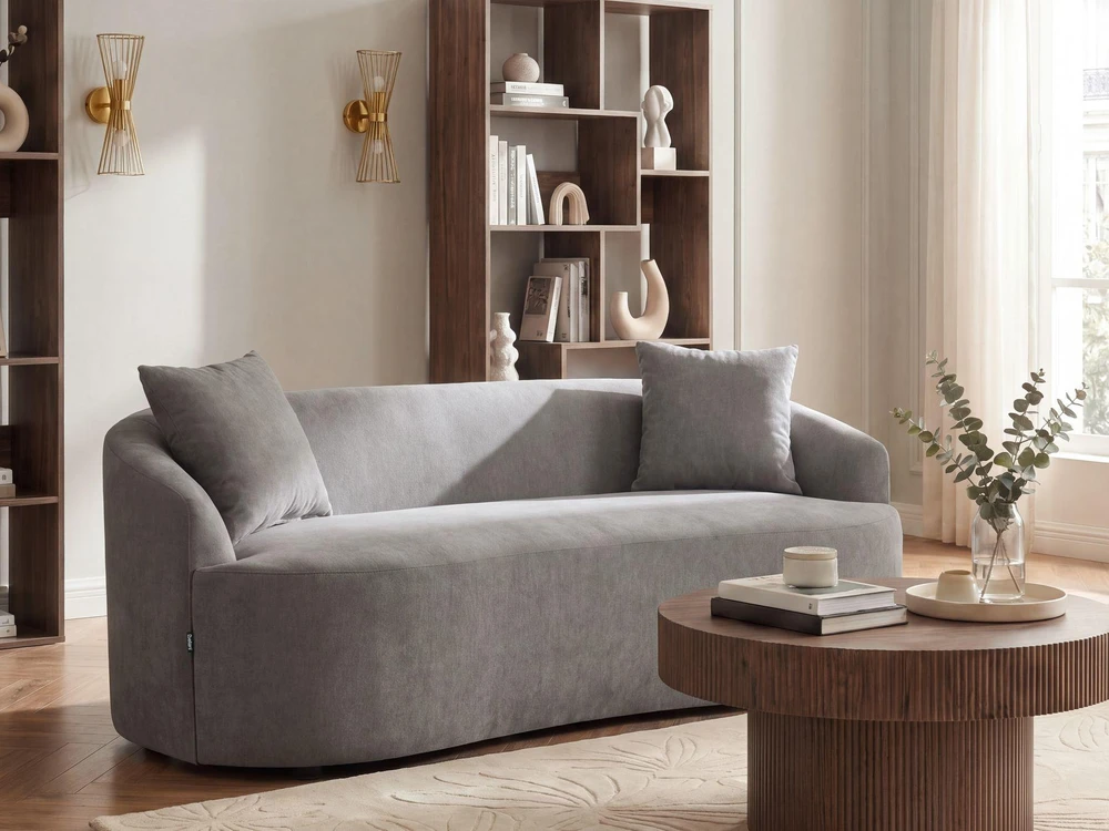 Beliani Sofa AMAL, pilka