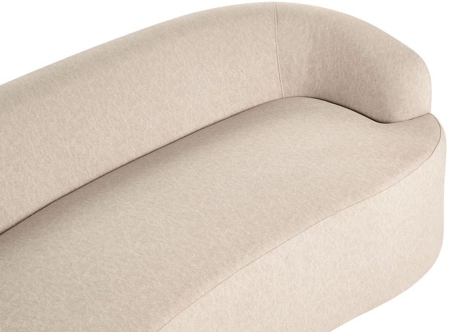 Beliani Sofa AMAL, smėlio spalvos