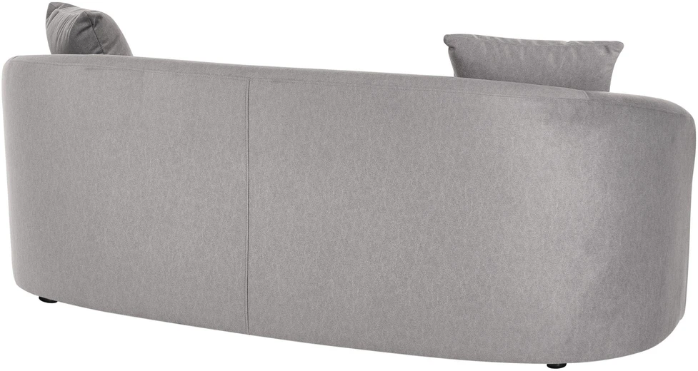 Beliani Sofa AMAL su pufu, pilka
