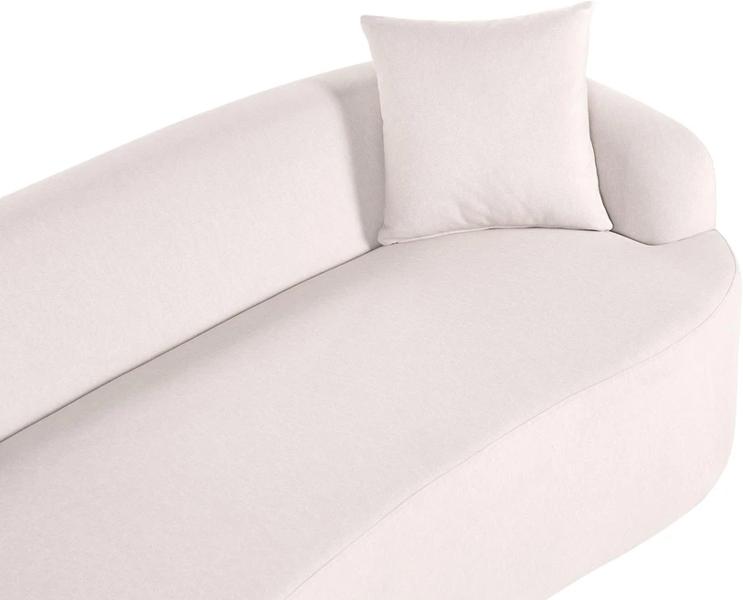 Beliani Sofa AMAL, šviesiai smėlio spalvos