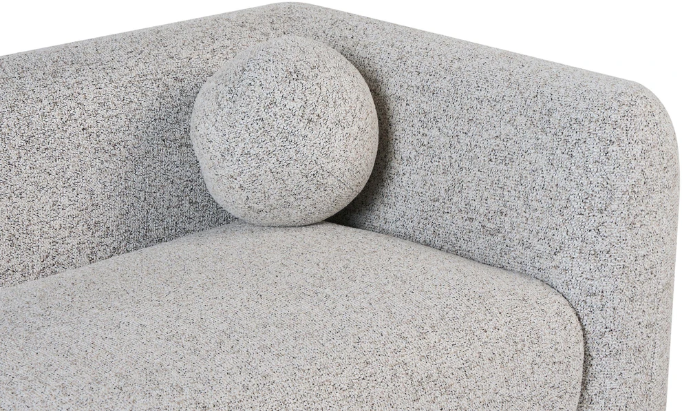 Beliani Sofa LEIREN smėlio spalvos