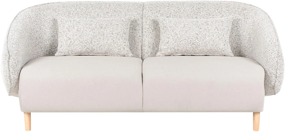 Beliani Sofa UMEA šviesiai smėlio spalvos