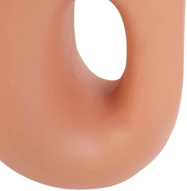 Beliani Šoninis staliukas IDRO 42 cm 28 cm oranžinis