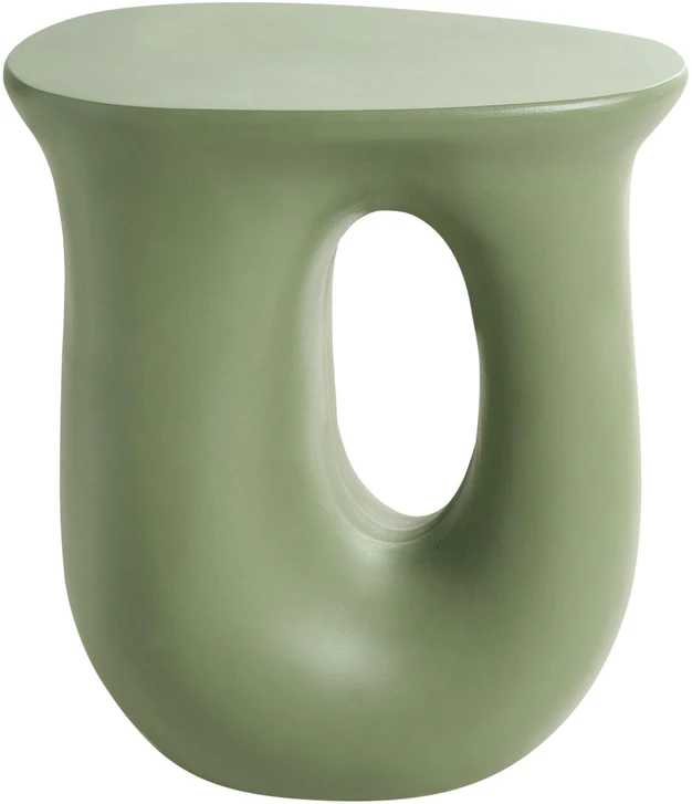 Beliani Šoninis staliukas IDRO 42 cm 28 cm šviesiai žalias