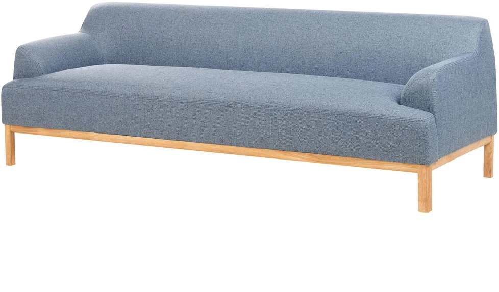 Beliani SOSJO 3 vietų sofa mėlyna