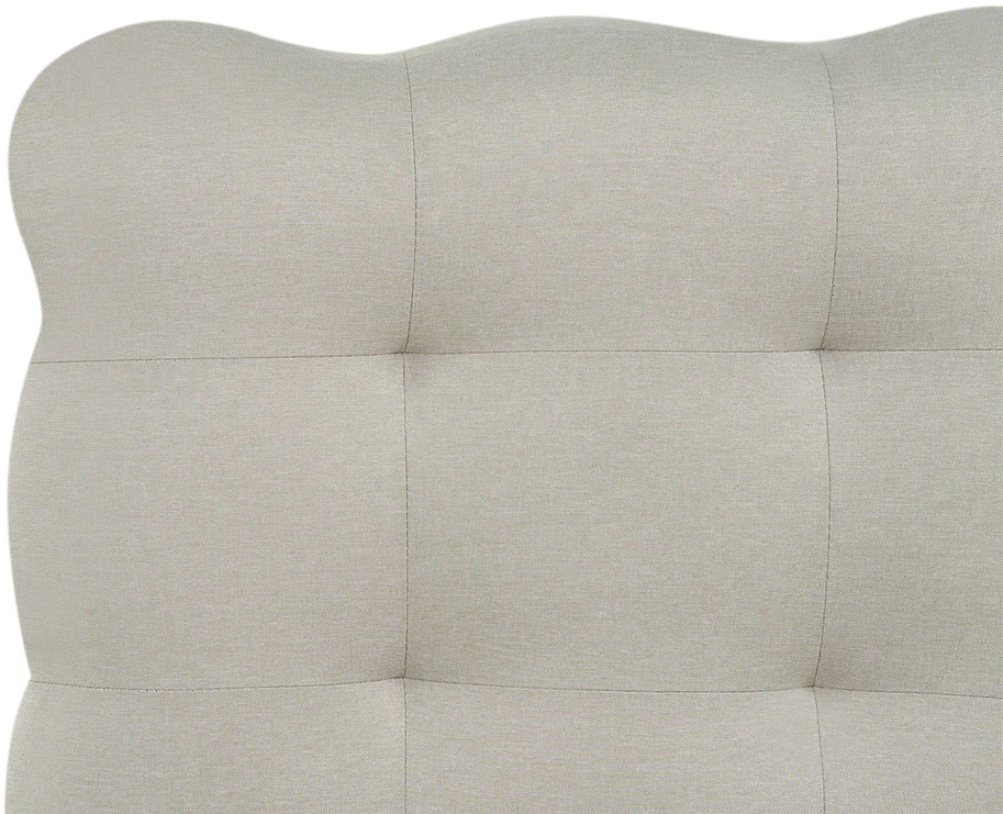 Beliani SOULISSE lova 120 x 200 cm, smėlio spalvos