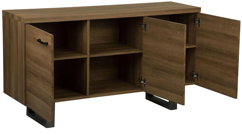 Beliani Spintelė TIMBER tamsiai ruda