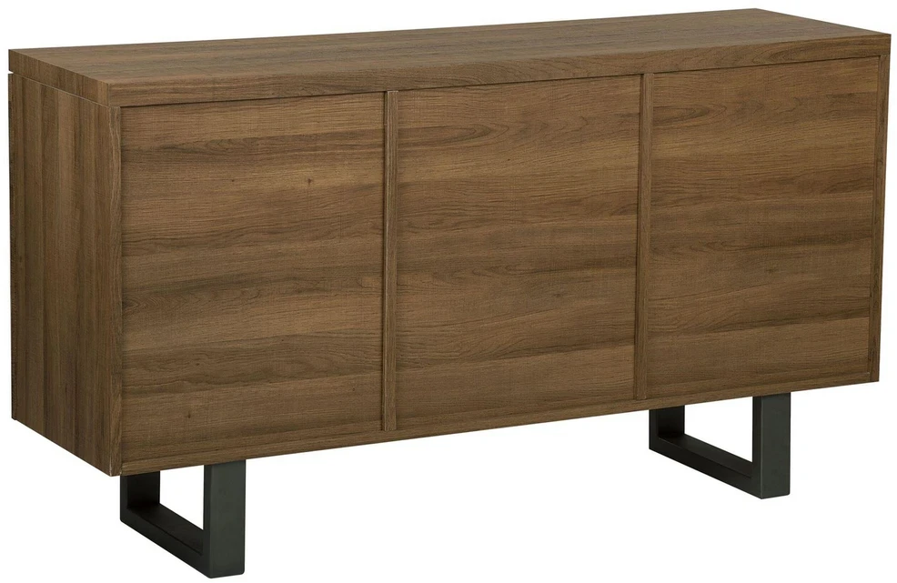 Beliani Spintelė TIMBER tamsiai ruda