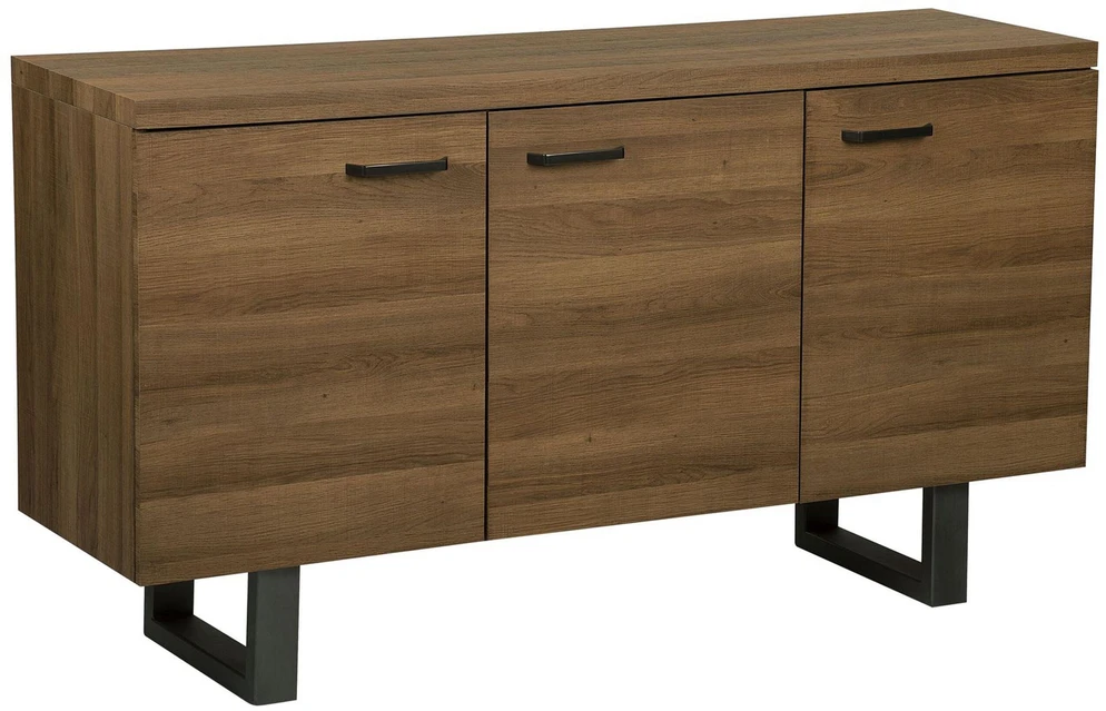 Beliani Spintelė TIMBER tamsiai ruda